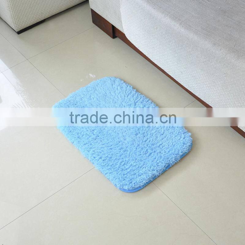 soft floor mat with pvc anti-slip base