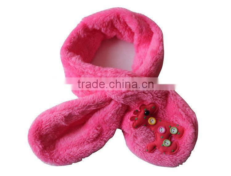 New product high quality fashion Baby fluffy warm scarf WJ-659