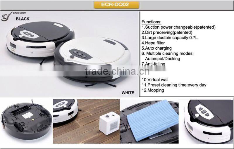 ECR-DQ04 robot vacuum cleaner The first step for smart home appliance