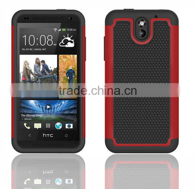 New arrival wonderful Universal sturdy and durable rugged scratchproof defender cheap football lines TPU case for HTC Desire 610
