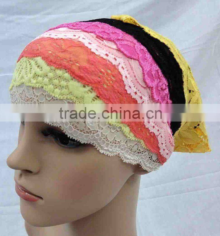 C016 new muslim lace underscarf