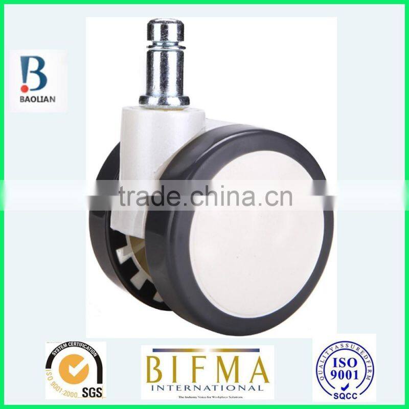 BL 2.5 inch white& grey nylon PU furniture or medical wheel caster