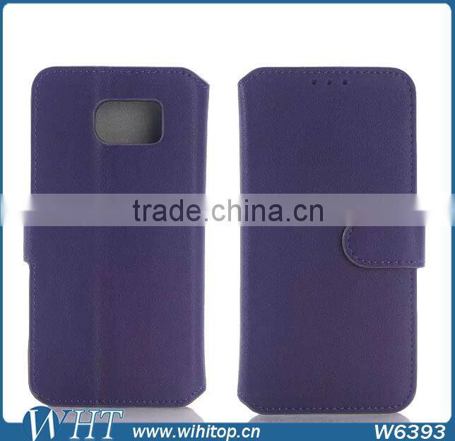 Korean Fashion Style Case Wallet Card Slot Case for Samsung Galaxy S6 , 6 colors optional