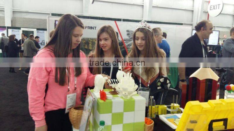 cute 3D green and white printer