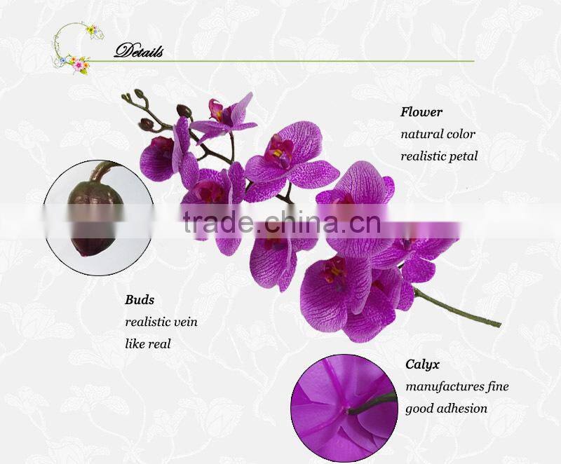 wholesale PU artificial phalaenopsis orchid