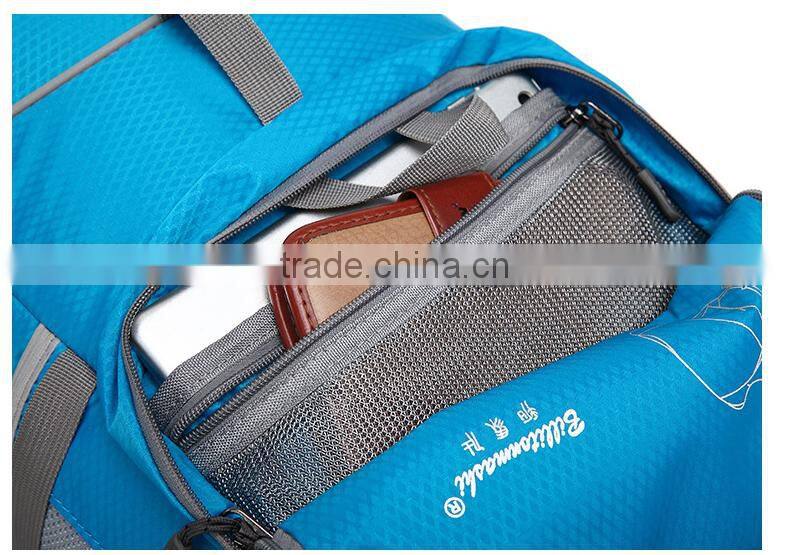 Outside folding travel backpack travel