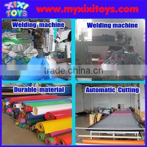XIXI 2016 High Quality Commercial Grade Adult Giant 4 Lanes Inflatable Slides