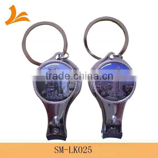 SM-LK027 gold plating metal key ring