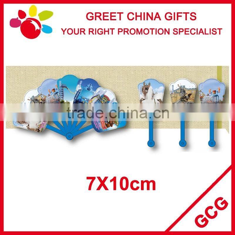 Cheap Promotional Custom Chinese Plastic Hand Fan Business Advertising Gifts for Summer