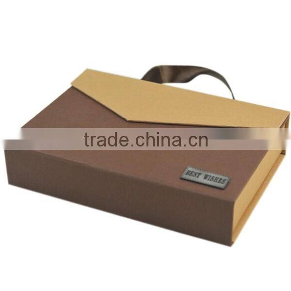 Paper Box Magnet Closure Folding cardboard gift case