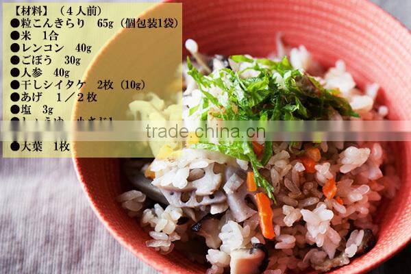 Healthy popular Japanese Dried konjak rice Tubukonkirari 325g