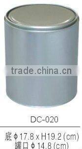 gallon/ 4L round tin paint cans tripletite