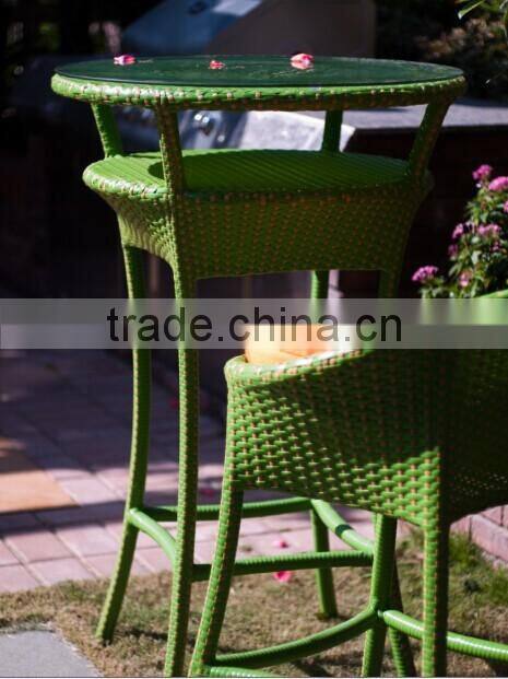 outdoor furniture PE rattan bar chair
