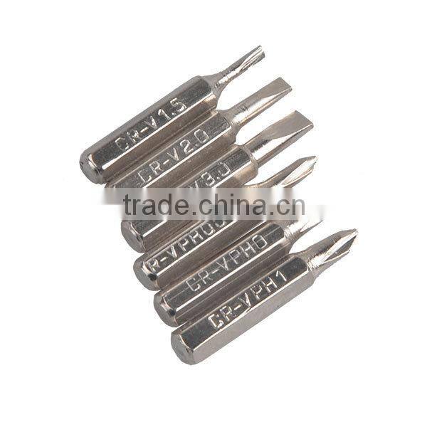 6 Bits Pen Screwdriver with LED Light