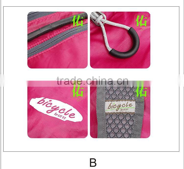 high quality outdoor Nylon bag folding Environment Friendly promotional non-woven folding bag