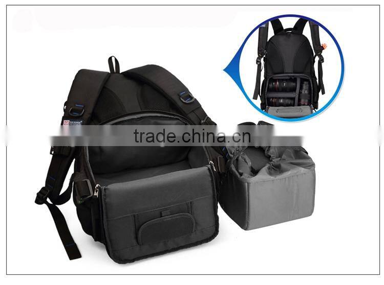 Hot new products for 2015 Polyester camera backpack