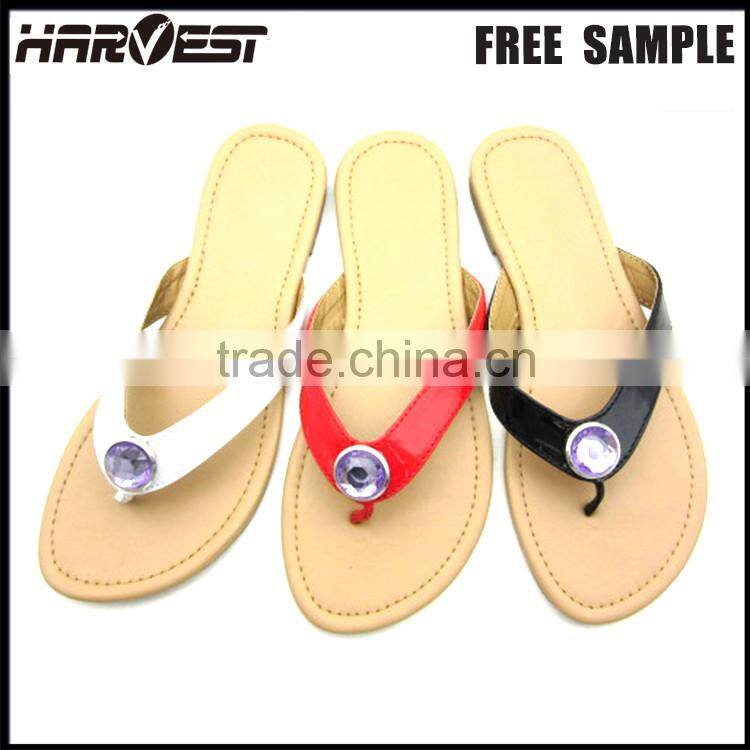 Summer fashion lady eva flip flop , new rhinestone designer flip flop