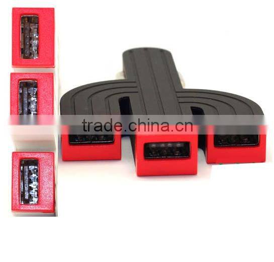 Newly 4.2A 3 port USB Car Charger for Iphone