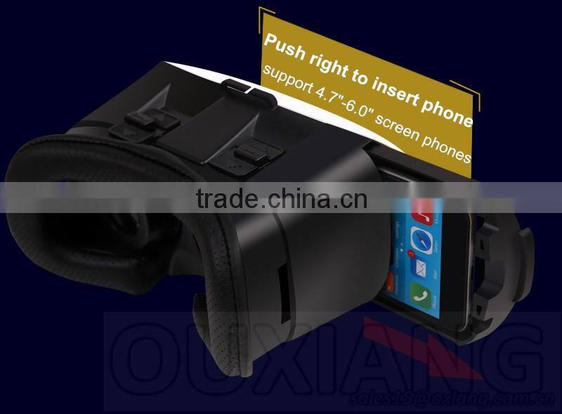 2016 New Design 3d Vr Glasses Virtual Reality Headset 3d Vr Box For Sale