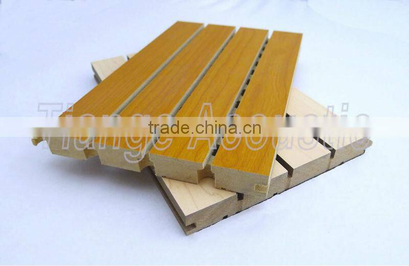 melamin and veneer plate/ mdf wall panel/ mdf acoustic ceiling board/