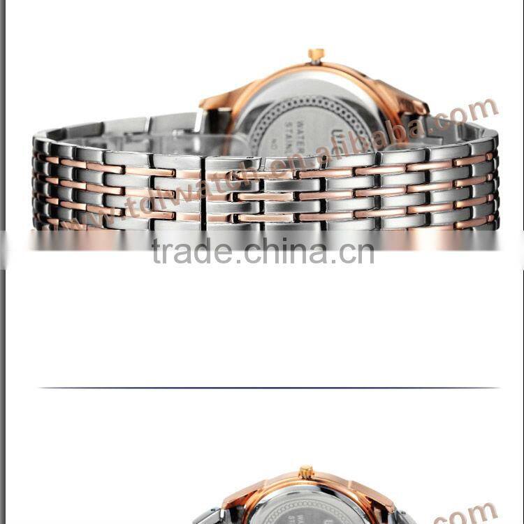 2013 New Sapphire Glass All Stainless Steel Couple's Branded Watch