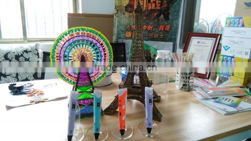 3d 2016 hot selling pen 3d drawing pen with CE Rohs