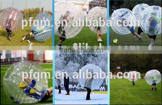 inflatable bumper ball body zorb for snow desert