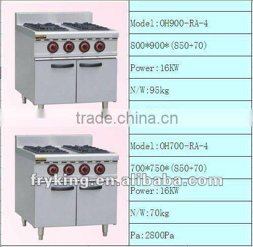 Gas Range 4-burners&Gas Oven