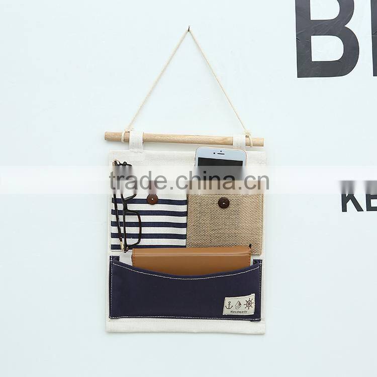 2015 new Creative home decoration Cloth art wall-mounted multipurpose storage bag