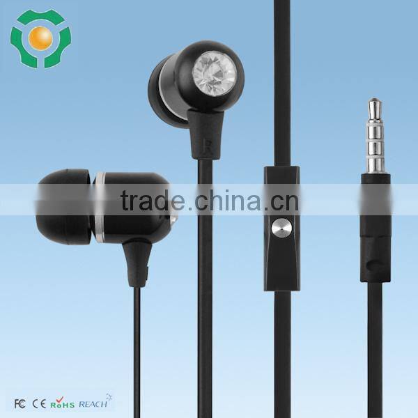Hot sell new design in ear stereo mp3 earphone in bulk