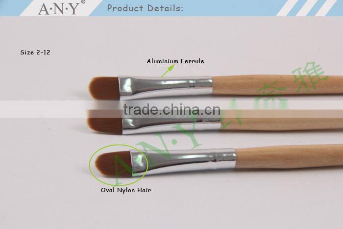 ANY French Nails Design Nail Art Painting Wood Handle UV Gel Oval Nylon Gel Nail Brush Cheap Price