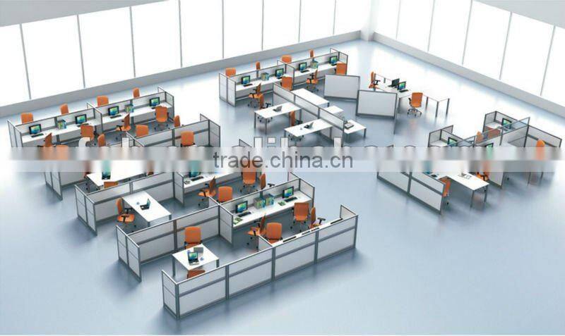 Office Staff Partition with Manager Seat (FOHBM-4L1414T-D)