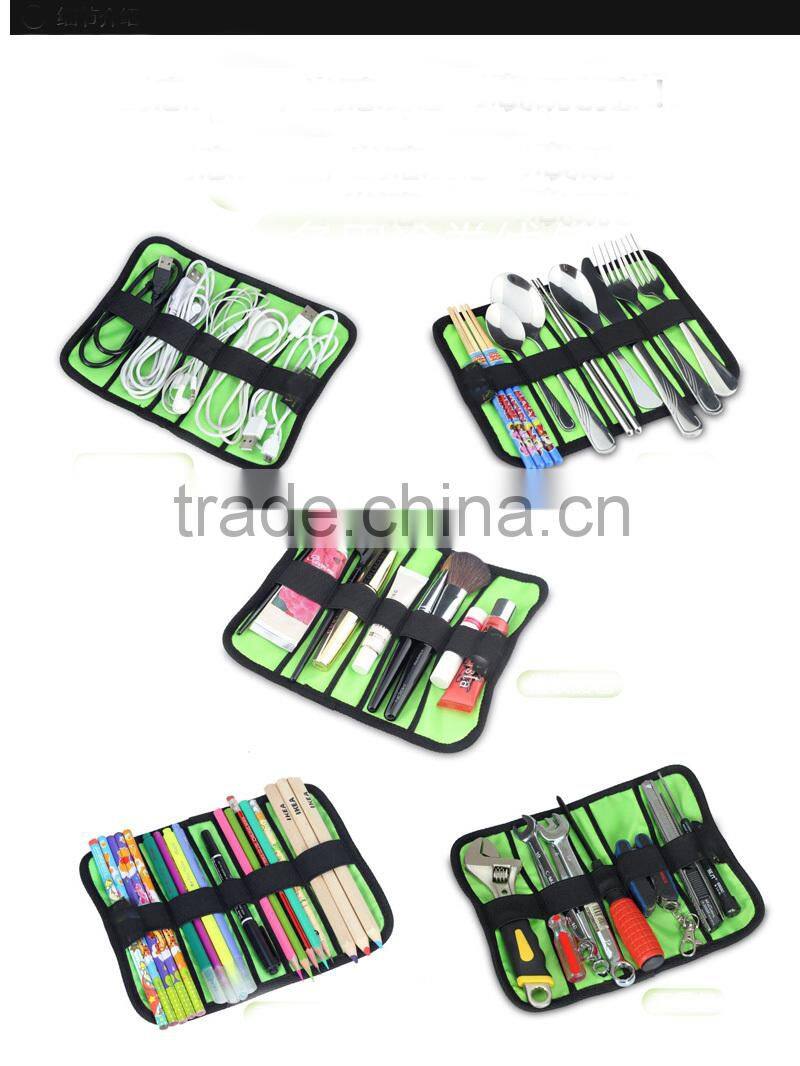 Large travel organizer electronics accessories case for various USB Phone Charge Cable travel bags
