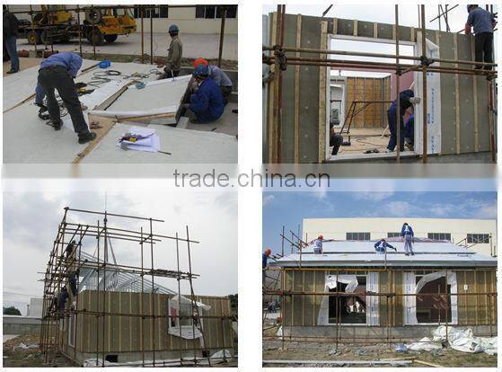 modern European style villa/ prefab house modular home with solar system