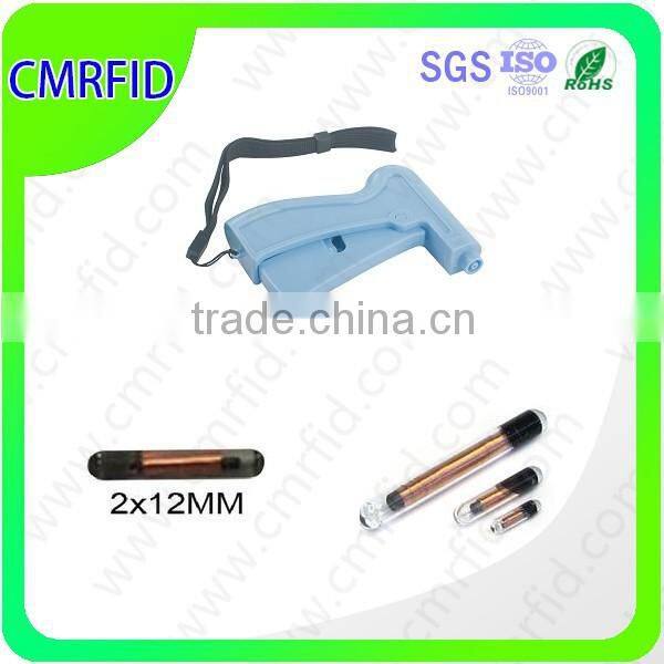 128KHZ Animal RFID glass tag with SGS approved from CMRFID