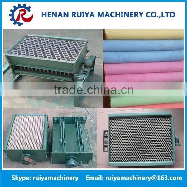 Simple operating dustfree chalk stick making machine/dustless piece chalk forming machine/color chalk machine