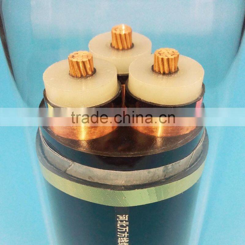 Medium Voltage Single Core 300mm2 copper armoured power cable