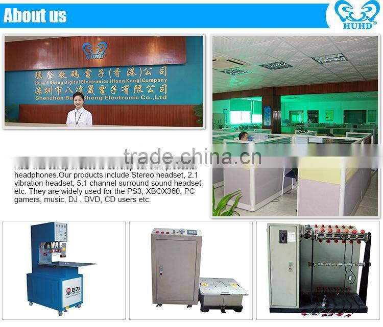 HUHD & OEM gaming wireless headset noise cancelling headphone for ps4