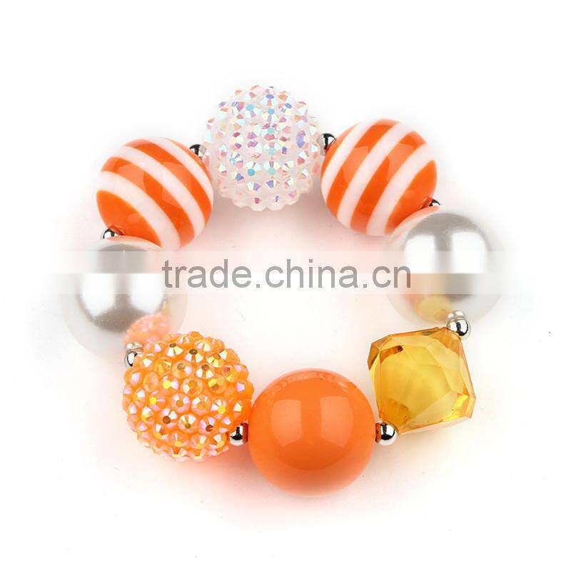 hottest baby girls jewelry set kids chunky princess necklace and bracelet set wholesale