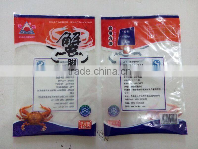 Transparent Plastic PA & PE Vacuum Food Packaging Bag For Fish Balls