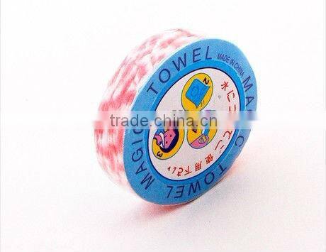 Spunlace nonwoven size 25*30 for promotional compressed towel