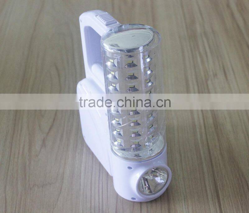 Emergency Lamp Solar interface rechargeable emergency light with torch