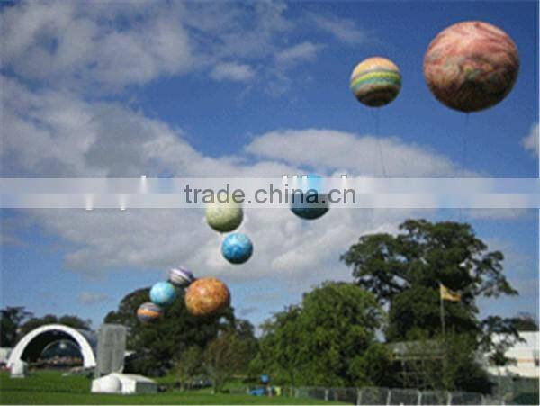 inflatable planet balloon,led inflatable solar balloon,hanging inflatable planets for decoration