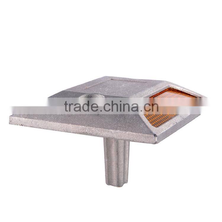 Aluminum road safety sign solar road stud cat eye reflective road stud