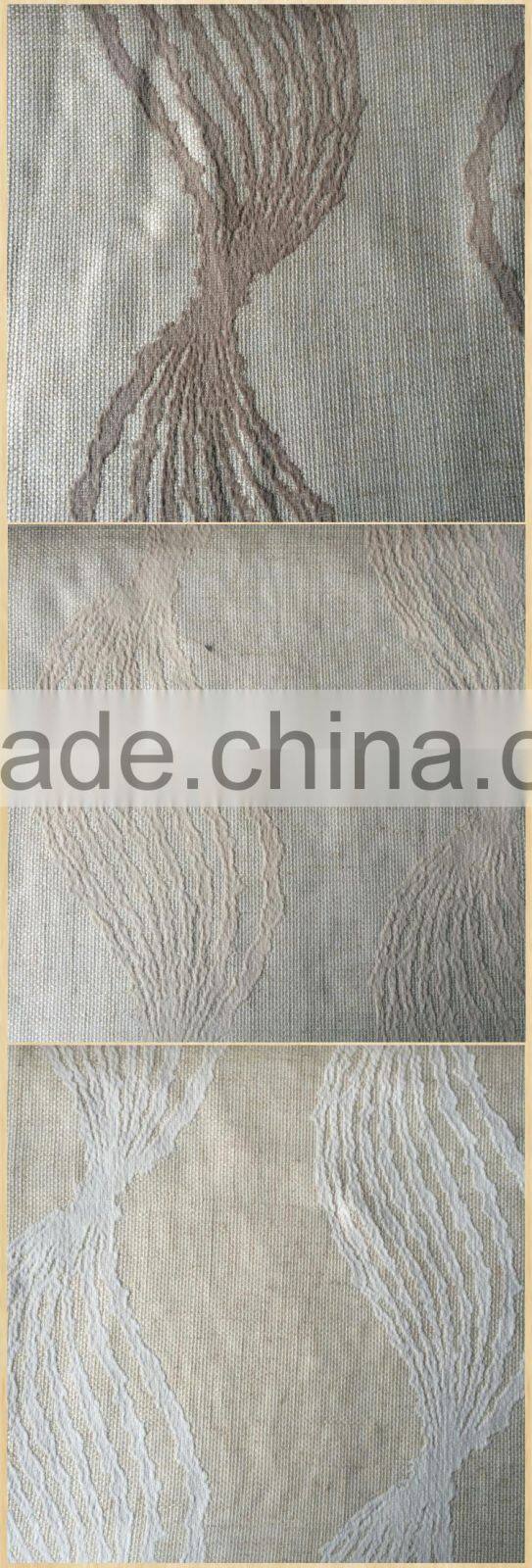 linen polyester blend fabrics for bed linen luxury european style heavy soft for cold place curtain