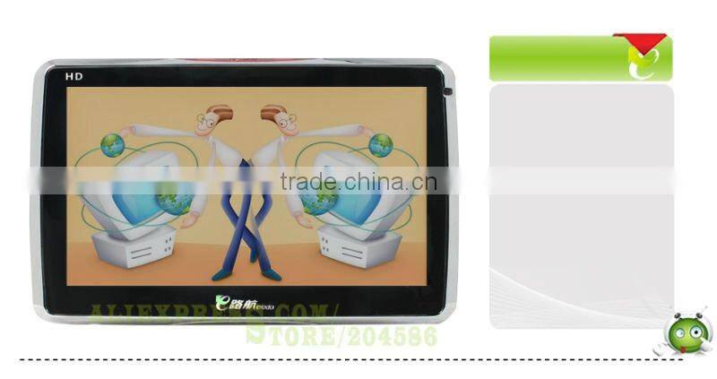 7 inch gps navigation for car Windows CE 6.0 128M RAM 4GB ROM with FM,Bluetooth AV-IN function