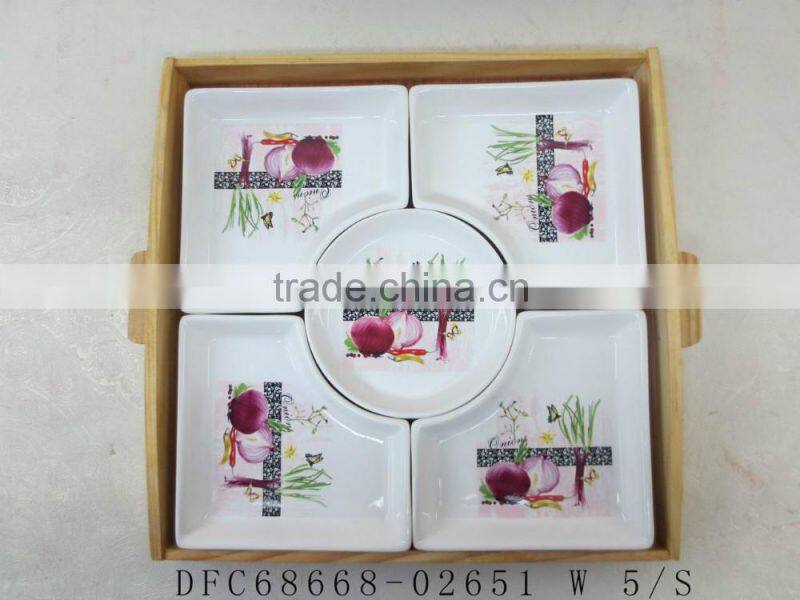 2016 new design ceramic teapot with cups