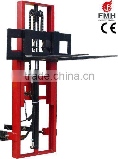 top quality CE small tractor 3-point hitch forklift for sale