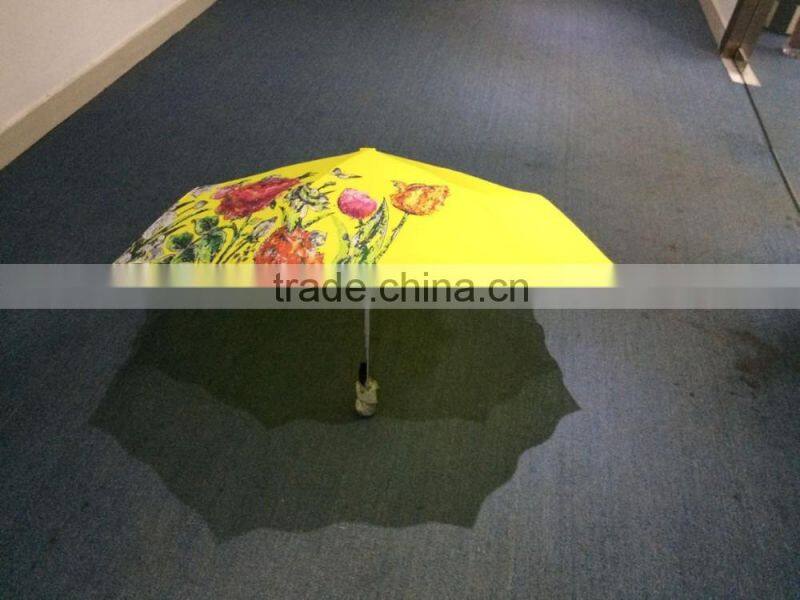 Mini flower folding umbrella with customs printing