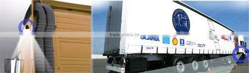 7" Digital car rear view system with touch button